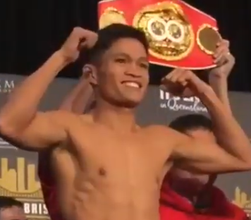 Jerwin Ancajas as IBF junior bantamweight champion