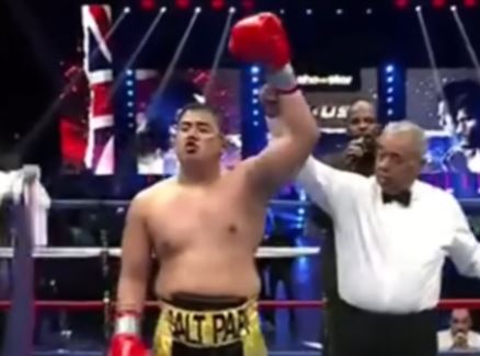 Fil-Brit Tiktoker Salt Papi puts the world on notice in latest boxing win