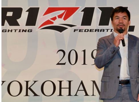 Pacquiao signs with Rizin for more exhibition bout