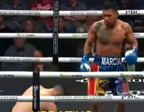 Eumir Marcial TKOs Ricardo Villalba in round 2