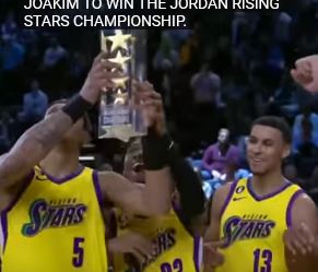 Jose Alvarado calls game, wins MVP honor in Jordan Rising Stars Game