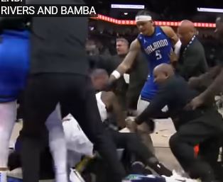 Mo Bamba, Austin Rivers slap with suspensions following on court brawl