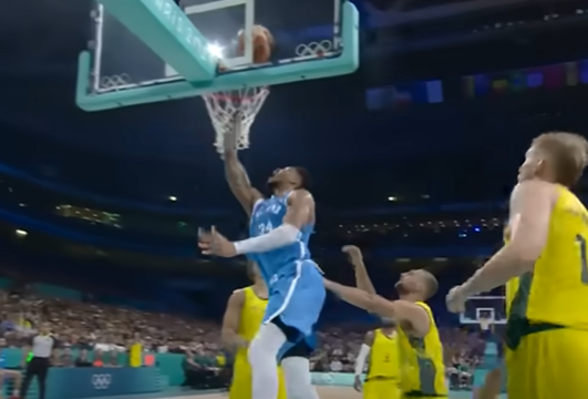 Giannis Antetokounmpo fails in Olympics 2024